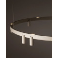 Люстра Nowodvorski 12287 Fourty Round GU10 R35+LED 11+6x10W+9W 3000K 710Lm IP20 бежева3